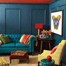 Teal Yellow And Red Love These Colors Together Living Room Colors But Not Yellow Mustard Colorful Living Room Design Colourful Living Room Sofa Styling