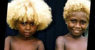 The Black Pacific Islanders Of Melanesia Black And Blonde People Natural Blondes