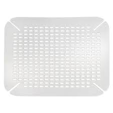 interdesign contour sink mat in clear