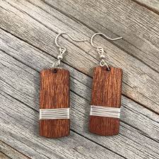 Wire Wrapped Wood Designedbymeg Wood Jewelry Diy Wood Jewelery Wooden Jewelery