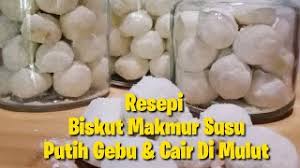 Biskut arab suji merupakan sejenis biskut raya yang hanya menggunakan empat bahan sahaja dan tidak menggunakan minyak sapi. Resepi 36 Resepi Biskut Makmur Susu Rahsia Kuih Makmur Putih Gebu Cara Membuat Kuih Makmur Youtube