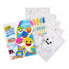 Baby shark coloring pages pinkfong. Buy Crayola Color Wonder Baby Shark Coloring Pages Set Online In Turkey 76627947