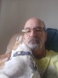 Buddy missed me today. Taken after I got home from work.