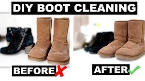 Diy Boot Cleaning - Removing Salt Stains & Glitter From Boots | Jenelle  Nicole - Youtube