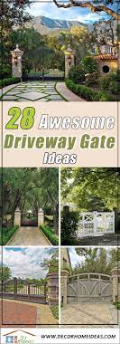 Three bedroom, two and a half bath custom modern farmhouse. 28 Awesome Driveway Gate Ideas To Impress Your Guests Decor Home Ideas