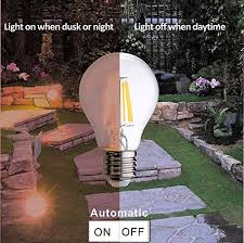 Dusk To Dawn Photocell Sensor Led Lights Bulbs Indoor Outdoor Etl Auto On Off Incandescent Bulb 40w Light Sensor Porch Blinkee Com