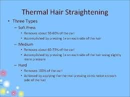 Remove the hair from the iron and let it cool. Thermal Hair Straightening Pressing Temporarily Straightens Curl Or