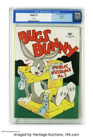During the golden age of american animation. Four Color 33 Bugs Bunny Public Nuisance No 1 Vancouver Lot 3576 Heritage Auctions