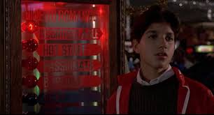 In The Karate Kid 1984 Daniel Larusso Walks Past A Love Tester While Looking For His Love Interest Ali Mills As He Is Searching For Her A Bulb On The Love Tester