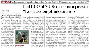 L'era del cinghiale bianco lyrics. Dal 1979 Al 2019 E Tornata Presto L Era Del Cinghiale Bianco Alessio Cantarella