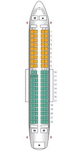 Seat Plan For The Britishairways A319 British Airways