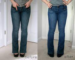 How To Make Jeans A Little Longer With A Hem Facing How To Make Jeans Altering Clothes Refashion Clothes