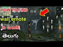 All without registration and send sms! How To Find Wall Emote In Free Fire Game In Telugu By Mahi Game Zone