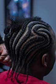 Cornrows really just pull your hair and that is bad for the hair cause then your hair will fall out due to being black hair salons are very different that other salons. Hair Braiding Regal Barber Co