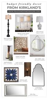 What establishments will you find on this list of top home decor stores? 10 Budget Friendly Home Decor Finds From Kirkland S Peace And Pine Designs