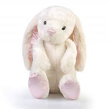 Embroidered animals stuffed animals no plastic parts attached to these stuffed animals. Bunny Stuffed Animal Rabbit Plush Toy Floppy Long Eared White Brynn Rabbit By Weupe 17 Inches Walmart Com Walmart Com