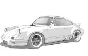 Pin De Francis Powell Em Car Cartoon Desenhos De Carros Projetos De Carros Porsche