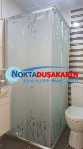 Desenli Luks Cam Teknesiz Dusakabin Dusakabin Banyo Lavabolar