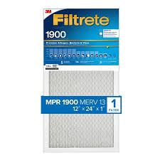 Check spelling or type a new query. Filtrete 12 In X 24 In X 1 In 1900 Mpr Premium Allergen Bacteria And Virus Electrostatic Pleated Air Filter In The Air Filters Department At Lowes Com