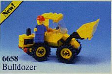 BrickLink - Set 6658-1 : Lego Bulldozer [Town:Classic Town:Construction] -  BrickLink Reference Catalog
