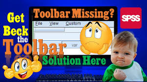 Spss Toolbar Missing Solution Download Spss Full Version Spss Menu Bar Disappeared Youtube