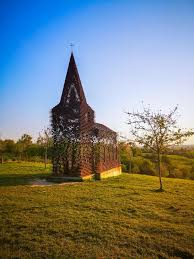 Alken is a municipality located in belgian province of limburg.the community lies just south of the provincial capital of hasselt, in the hesbaye region. Steel See Through Church Borgloon Editorial Image Image Of Sunset Church 182004890