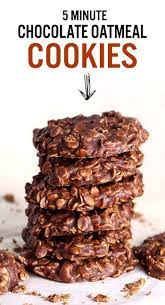No Bake Chocolate Oatmeal Cookies Sugar Apron Recipe Healthy No Bake Cookies Chocolate Oatmeal Cookies Baking Recipes Cookies