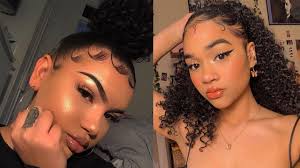 Great ways to style 4c curls. Slayed Edges Compilation Cute Curly Hairstyles 2020 3 Youtube
