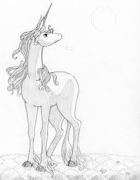The Last Unicorn Line Drawing Google Search Horse Coloring Pages The Last Unicorn Unicorn Drawing