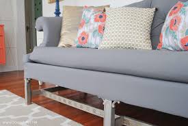 Today i am sharing how to reupholster a couch without sewing! How To Reupholster A Sofa