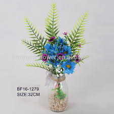 Shop faux flowers and floral arrangements at horchow. Small Artificial Blue Daisy Flower Arrangements In Glass Vase Buy Small Artificial Daisy Arrangements In Glass Vase Artificial Flowers Arrangements In Vase Artificial Daisy Flower Arrangements Product On Alibaba Com