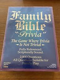 Community contributor can you beat your friends at this quiz? Sealed Family Bible Trivia Board Game 1994 Edition Made In Usa 2800 Questions Ebay