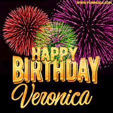 Memegenerator.net happy birthday veronica you're birthday veronica: Wishing You A Happy Birthday Veronica Best Fireworks Gif Animated Greeting Card Download On Funimada Com