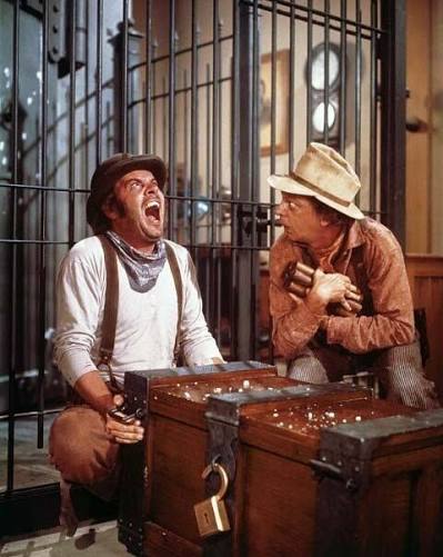 The Apple Dumpling Gang 1975 Tim Conway Don Knotts in jail 8x10 inch photo  - Moviemarket