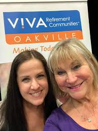 Great day today at the Oakville Seniors Fair. It was fun to spend the  morning with so many friends! Thanks Kerry McShane for sharing your table  with me! Emru, service dog in