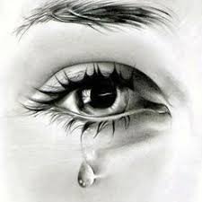 When drawing, crying eyes, droopy or slightly closed eyes can give the. Tears Realistic Pencil Drawings Tears Art Art Drawings Beautiful