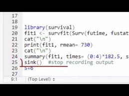 output r console to text file using r