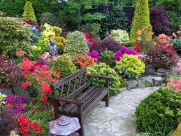 A beautiful cottage garden, profuse with vibrant blooms. Flower Gardens A Beneficial Way To Add More Beauty To Your Backyard Backyard Flowers Garden Backyard Flowers Flower Garden