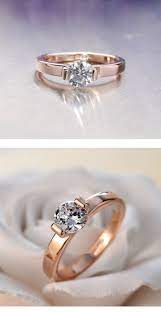Aliexpress Com Buy New Italina Classic Cz Diamond Jewelry Wedding Rings For Women 18k Rose Cheap Wedding Rings Platinum Wedding Rings Wedding Rings For Women