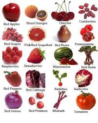Fruits Et Legumes Rouges Health And Nutrition Fruit List Nutrition