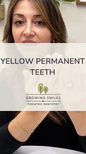 Kids’ Bright Smiles: , Understanding Yellow Permanent Teeth, “Why are my  child’s permanent teeth coming in so yellow?” It’s a common question, and  we’ve got the answers you’ve been looking for! 😁, 🌟 ...