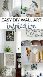 Simple Art Projects You Can Make This Weekend Diy Large Wall Art Diy Wall Art Wall Art Diy Easy