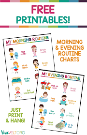 Kids Daily Routine Chart Daily Routine Chart For Kids