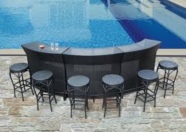 Tosh Furniture Black Bar Set Tosh Furniture Store Outdoor Bar Sets Patio Patio Bar