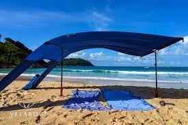 Shibumi shade works with the slightest ocean. Best Sun Shelter For The Beach Pictures Velabog