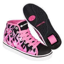 Black And Hot Pink Heelys Heelys Veloz Shoes Black Pink Flame Roller Shoes Shoe Boots Hot Pink Shoes