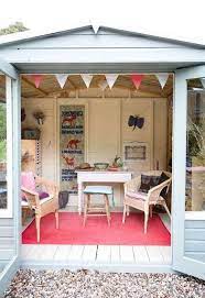 10 Spectacular Designs That Will Make You Want To Own A She Shed Wooden Summer House Summer House Interiors Summer Home Decor