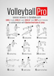 Volleyball Pro Workout Beachvolleyball Beach Volleyball Workout Volleyball Workouts Volleyball Training Volleyball Conditioning
