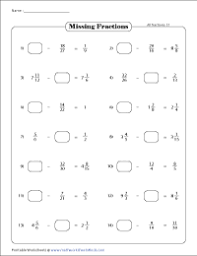 These worksheets explain how to add and subtract fractions and simplify the answer. Subtracting Fractions Worksheets