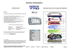 NOKIA 7710 RM-12 SERVICE SCHEMATICS ...